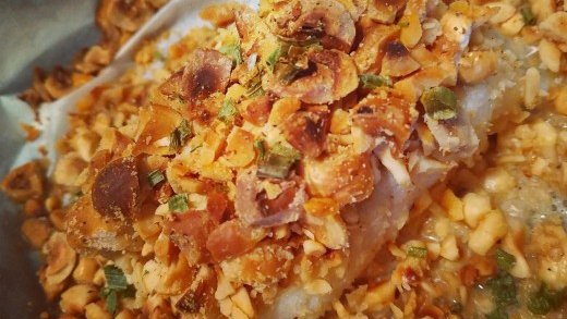 preview della video ricetta: Baccalà in crosta di nocciole