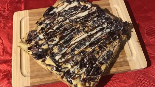 preview della video ricetta: Farinata al Radicchio