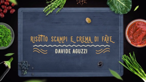 preview della video ricetta: Risotto Scampi e crema di Fave